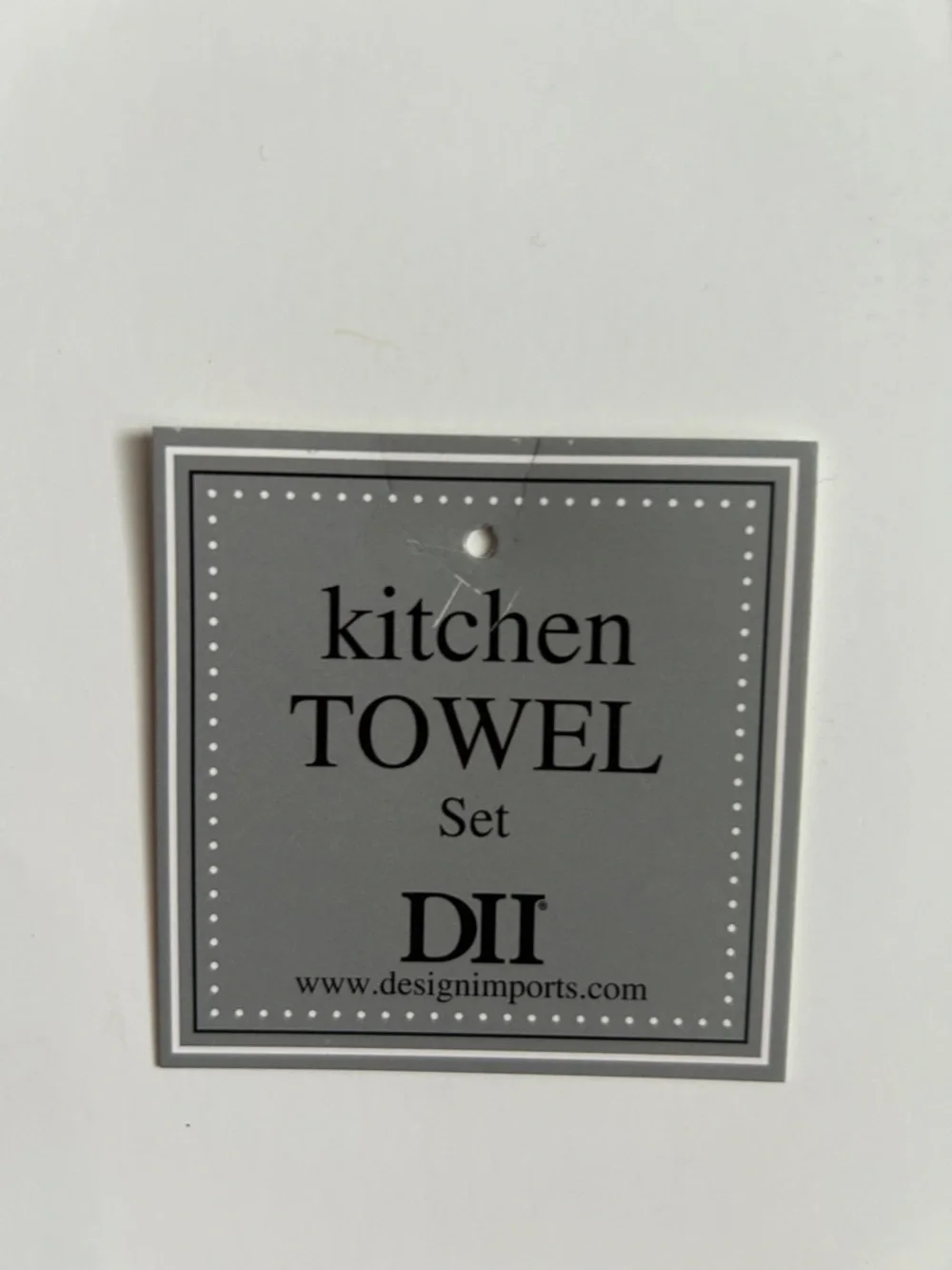 Hand Crafted Black & White Buffalo Plaid Hanging Kitchen Hand  Towel